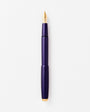 Iris fountain pen with gold accents on a white background
