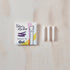 Toni's Studio highlighter tip packaging with three white tips on a wooden surface