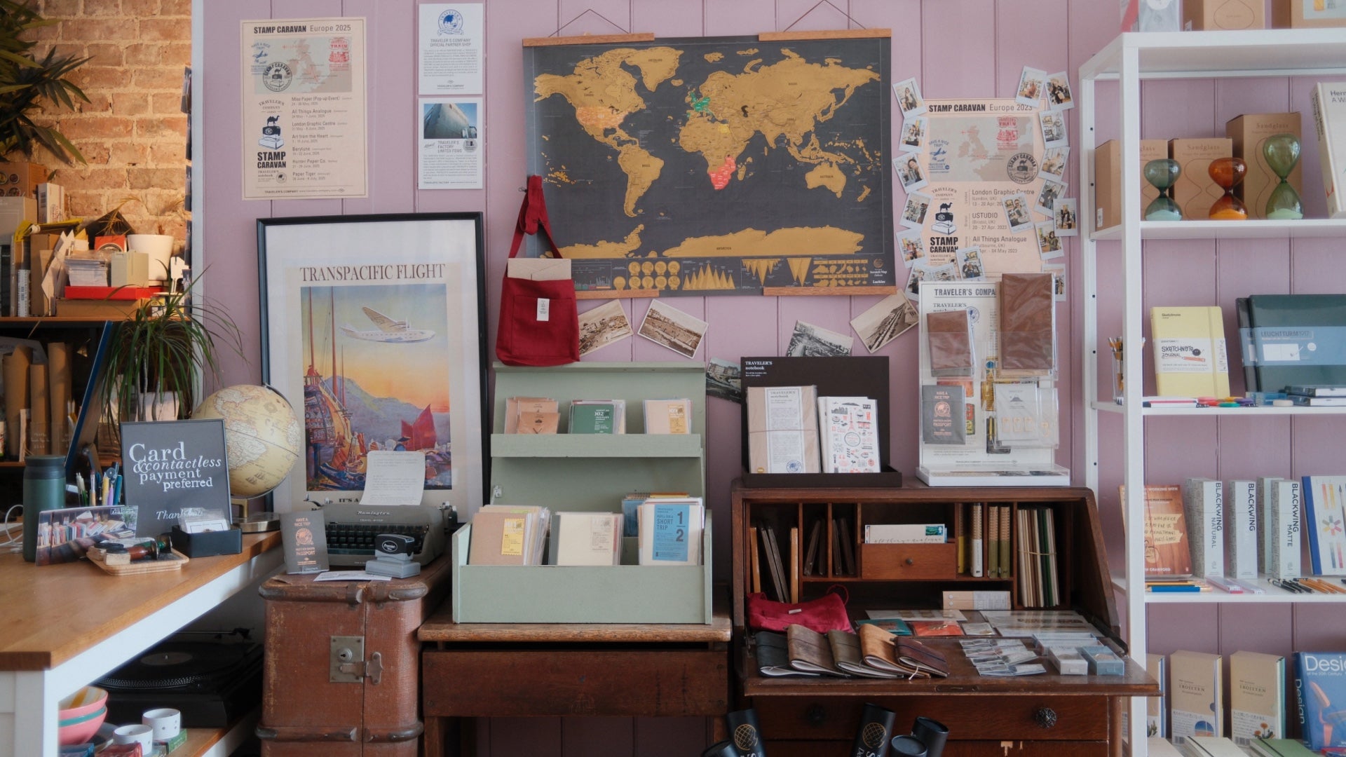 Traveler's Notebook display at All things Analogue 