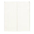 notebook with grid lines on a white background