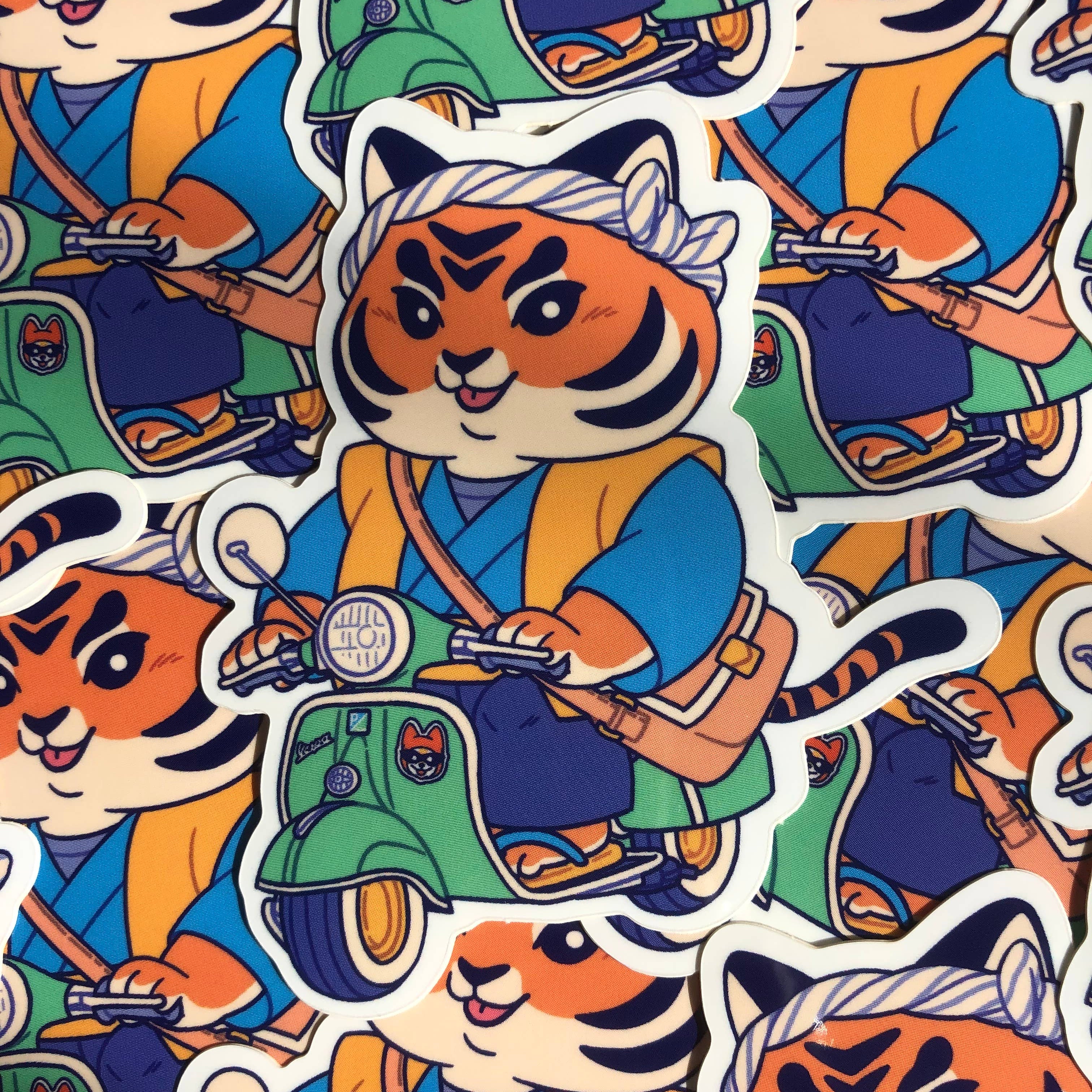 “Brioche-Vespa” vinyl sticker