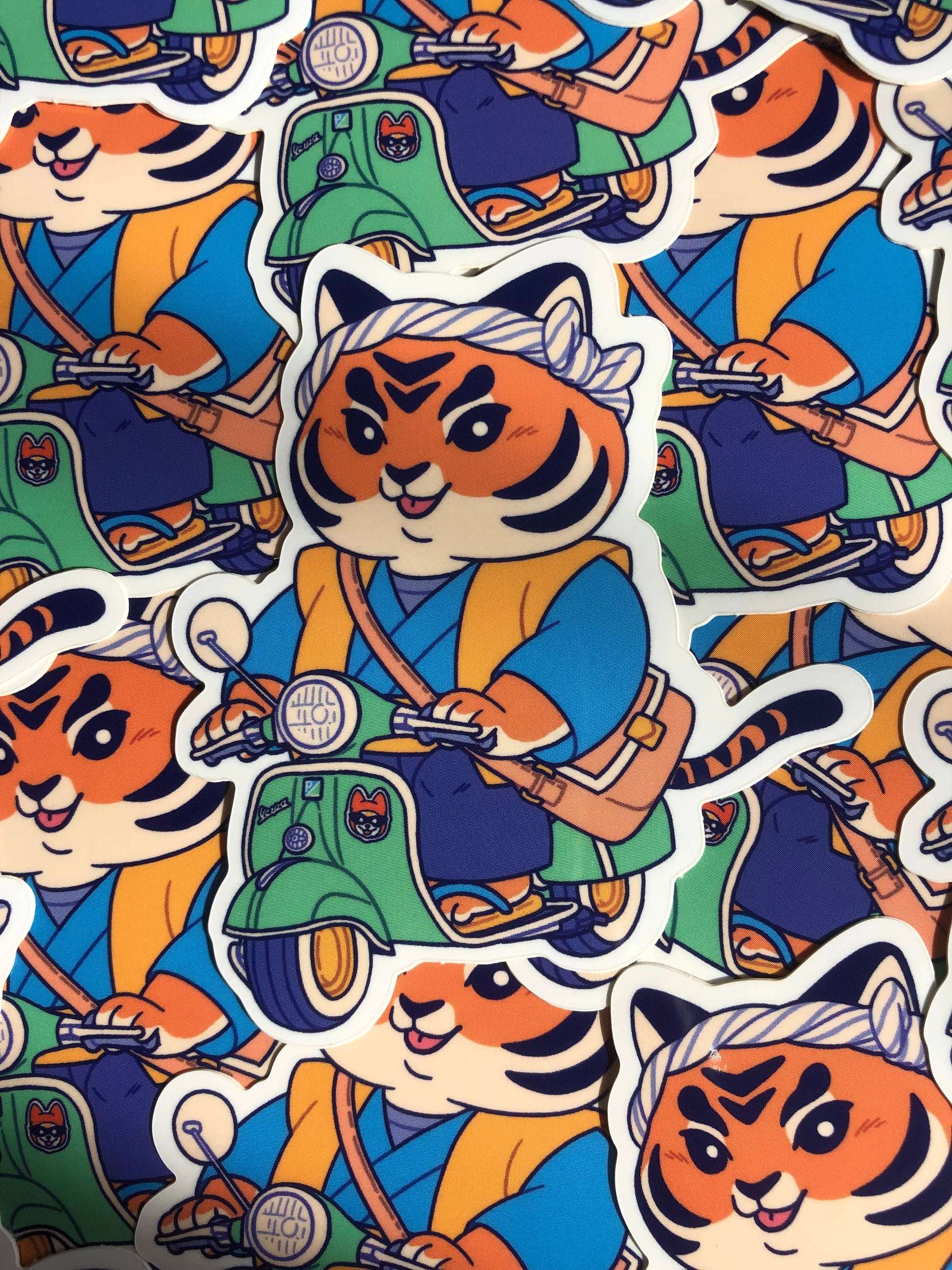 “Brioche-Vespa” vinyl sticker