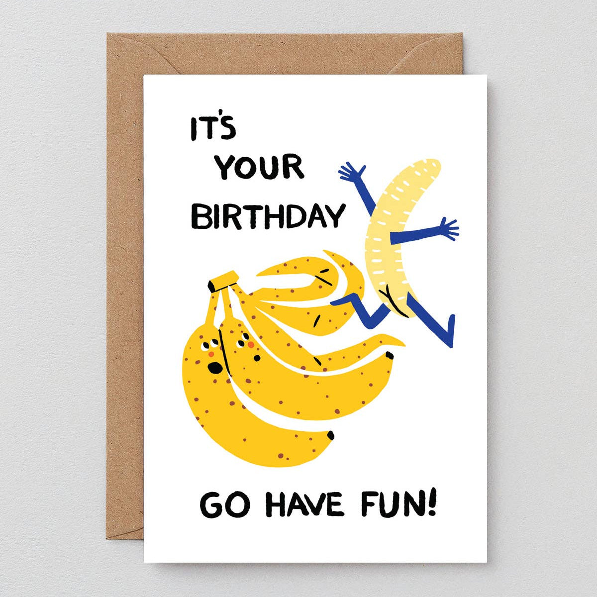 Have Fun Banana Greetings Card