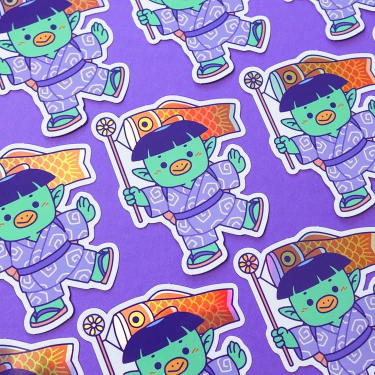 Pickles Koinobori vinyl sticker