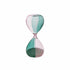 Colorful hourglass on a white background