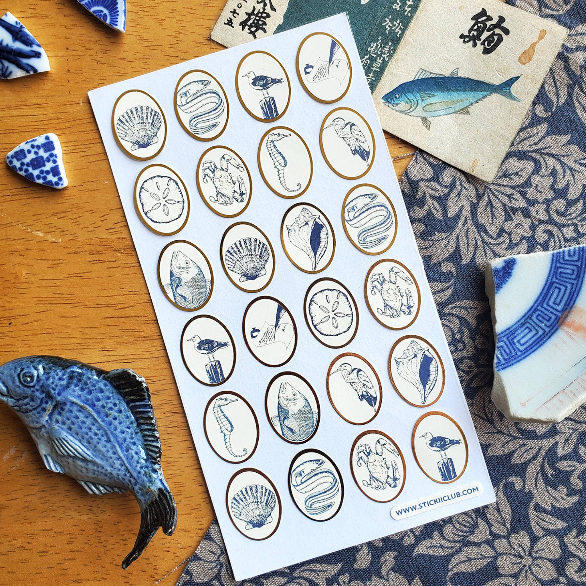 Coastal Seals Sticker Sheet