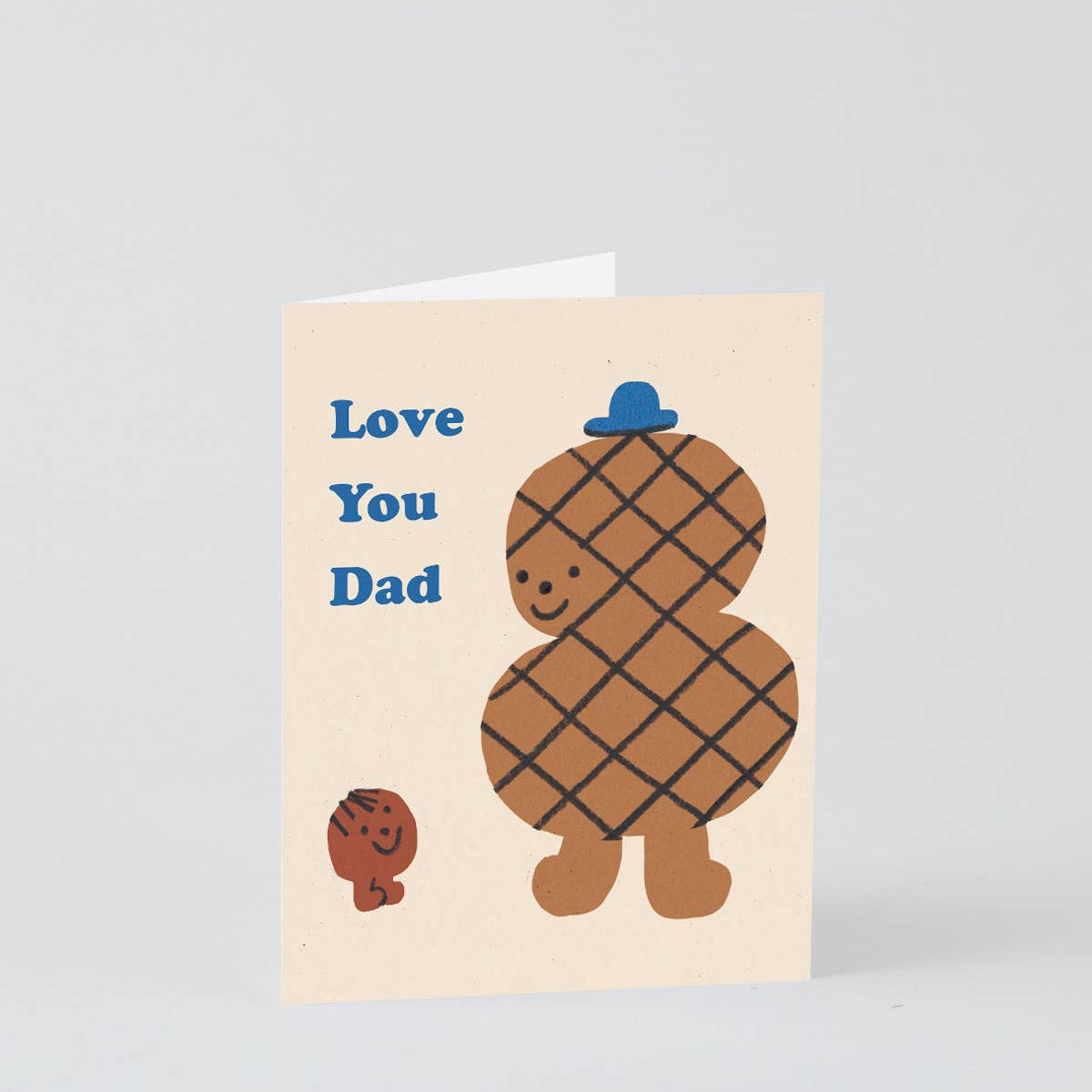 Love You Dad' Kids Greetings Card