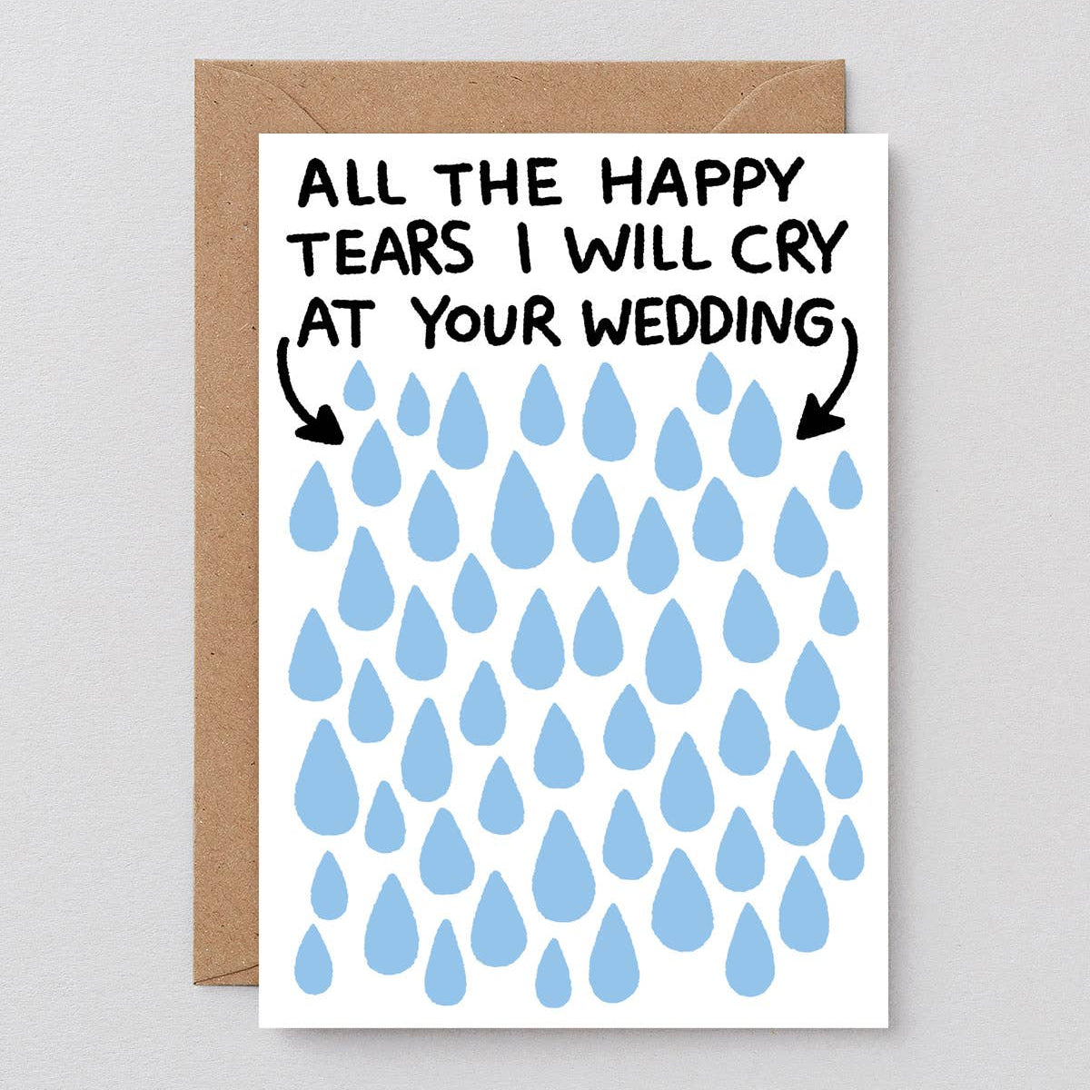 All The Tears I Will Cry At Your Wedding Greetings Card