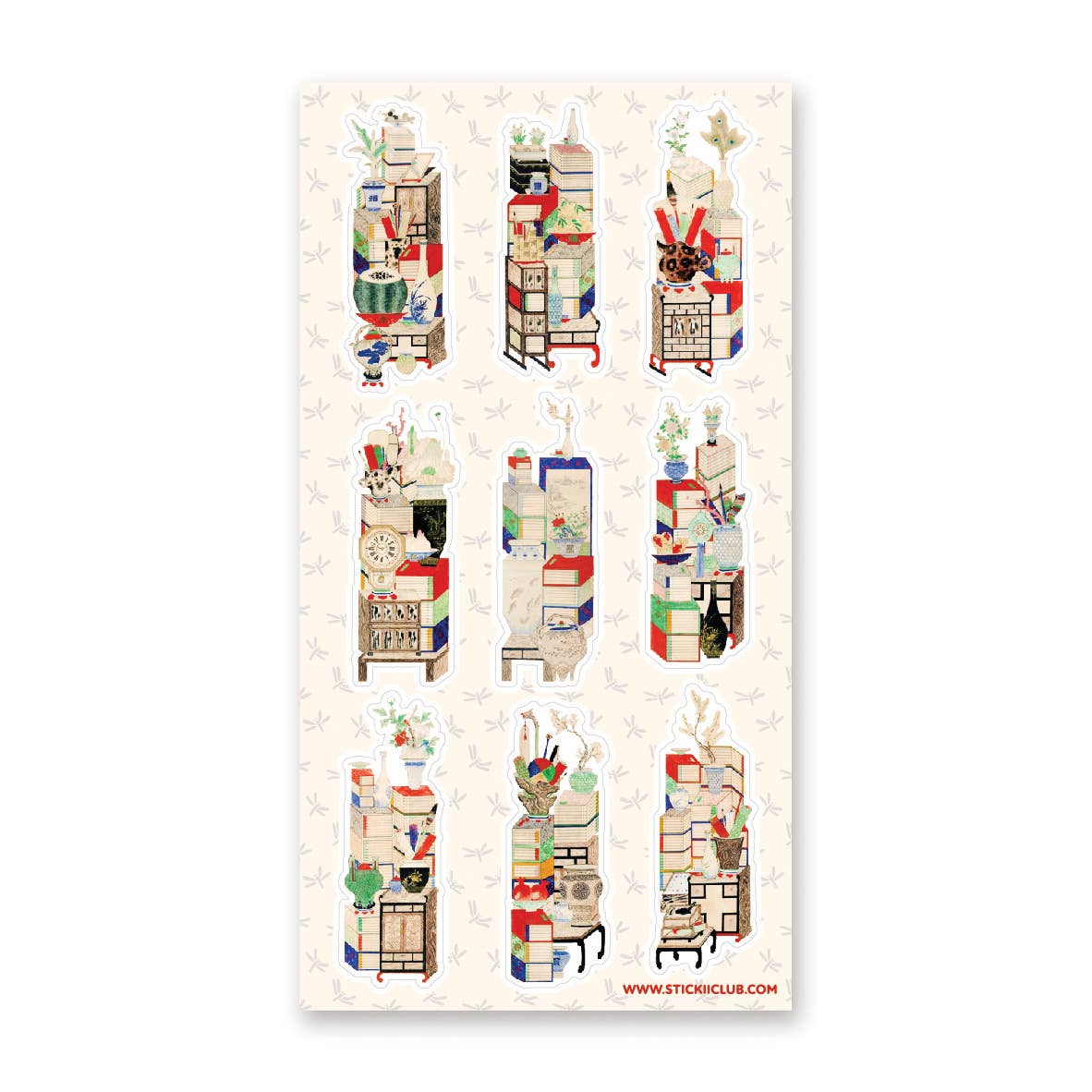 Japanese Antiques Sticker Sheet