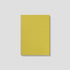 Yellow notebook with 'mous' branding on a light gray background