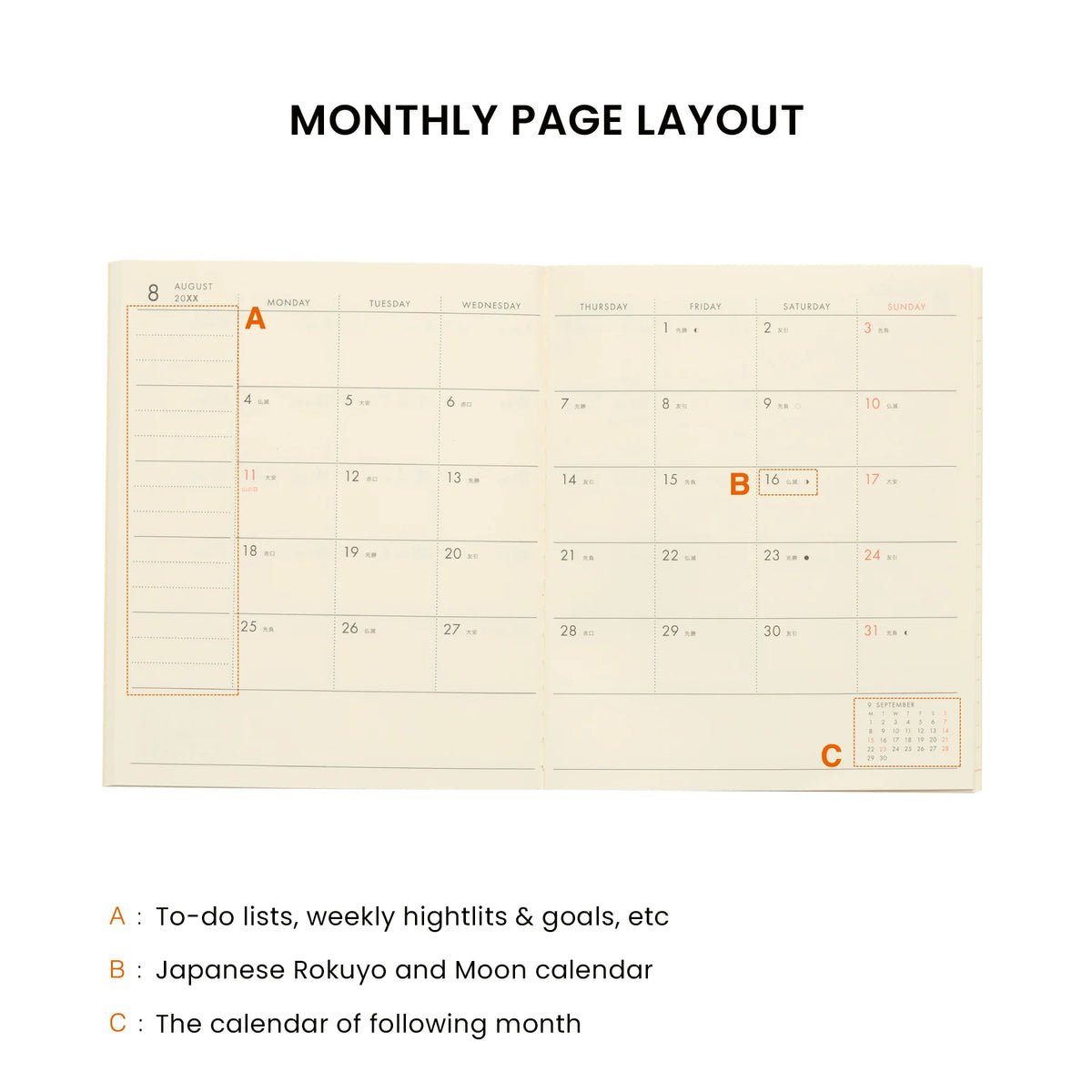 Hightide 2027 Nahe Square Monthly Planner