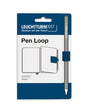 Leuchtturm1917 pen loop packaging with a pencil on a white background