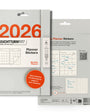 Leuchtturm1917 planner stickers packaging for 2026 with monthly planner design.