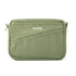 Green travel pouch with 'Soolala' branding on a white background