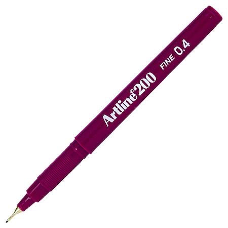 Magenta Fineliner Artline Pen